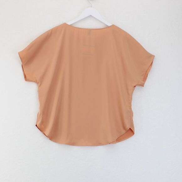 Anne Klein Womens Boat-Neck Top Warm Sand - Picture 3 of 3